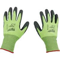 Gants &agrave; haute visibilit&eacute; enduits par trempage, Taille Petit, Calibre 15, Rev&ecirc;tement Polyur&eacute;thane, Enveloppe en Poly&eacute;thyl&egrave;ne, ASTM ANSI niveau A5 Pryde Industrial Inc.