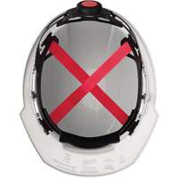 Casque de s&eacute;curit&eacute; &agrave; bordure avant, R&eacute;pond aux normes CSA type 1, Suspension Rochet, Non ventil&eacute; Pryde Industrial Inc.