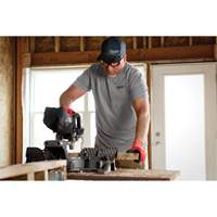 Hybrid Work Tee Shirt, Men's, Small, Grey Pryde Industrial Inc.