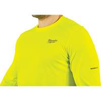 Workskin Lightweight High Visibility Shirt, Men's, Small, Yellow Pryde Industrial Inc.