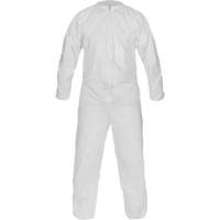 CleanMax&reg; Clean Manufactured Non-Sterile Coverall, Medium, White, Microporous Pryde Industrial Inc.