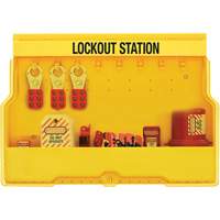 Premier Electrical Lockout Station, None Padlocks, 16 Padlock Capacity, Padlocks Not Included Pryde Industrial Inc.