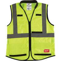 Performance Safety Vest, High Visibility Lime-Yellow, 4X-Large/5X-Large Pryde Industrial Inc.