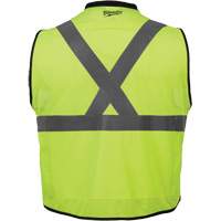 Performance Safety Vest, High Visibility Lime-Yellow, 4X-Large/5X-Large Pryde Industrial Inc.
