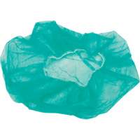 Bouffant Caps, Polypropylene, 21", Green Pryde Industrial Inc.