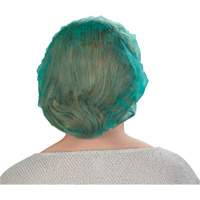 Bouffant Caps, Polypropylene, 21", Green Pryde Industrial Inc.
