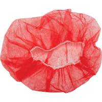 Bouffant Caps, Polypropylene, 21", Red Pryde Industrial Inc.