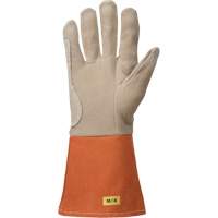 TIG Welding Gloves, Grain Deerskin, Size Medium Pryde Industrial Inc.