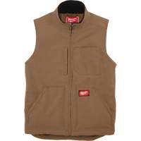 Heavy-Duty Sherpa-Lined Vest, Men's, Small, Brown Pryde Industrial Inc.