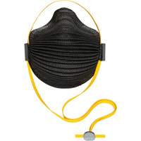 AirWave M Series Black Disposable Masks with SmartStrap&reg; & Full Foam Flange, N95, NIOSH Certified, Medium/Large Pryde Industrial Inc.