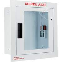 Grande armoire enti&egrave;rement encastr&eacute;e avec alarme, Zoll AED Plus/Zoll AED 3/Cardio-Science/Physio-Control Pour, Non m&eacute;dical Pryde Industrial Inc.