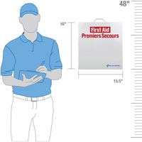 Armoire pour premiers soins SmartCompliance, R&eacute;pond &agrave; la norme CSA Z1220-17 type 3 environnements &agrave; haut risque, Petit (2-25 travailleurs) Pryde Industrial Inc.