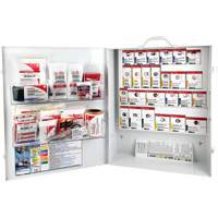 Armoire pour premiers soins SmartCompliance, R&eacute;pond &agrave; la norme CSA Z1220-17 type 3 environnements &agrave; haut risque, Moyen (26-50 travailleurs) Pryde Industrial Inc.