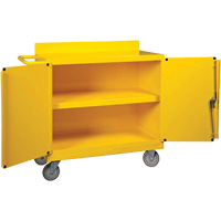 Spill Control Center Cart, 18" L x 38.375" W x 36" H Pryde Industrial Inc.