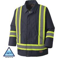 5535A Manteau en toile de coton matelass&eacute;e, Bleu marin, Petit Pryde Industrial Inc.
