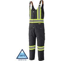 5536BK Quilted Duck Overalls, Cotton, X-Small, Black Pryde Industrial Inc.