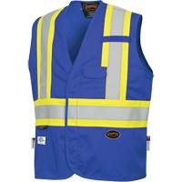 7730 FR-Tech&reg; Flame-Resistant Arc Safety Vest, Small, Royal Blue, 10 cal/cm² Pryde Industrial Inc.