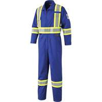 7704 FR-Tech&reg; High-Visibility Coveralls, Size 42, Royal Blue, 10 cal/cm²/9.7 cal/cm² Pryde Industrial Inc.