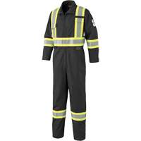 7702BKT FR-Tech&reg; Arc-Rated Coverall, Size 40 (Tall), Black, 10 cal/cm² Pryde Industrial Inc.