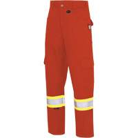 7765 FR-Tech&reg; 88/12 Arc Rated High-Visibility Safety Cargo Pants, 30, x 32, High Visibility Orange, 10 cal/cm² Pryde Industrial Inc.
