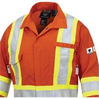 7702W FR-Tech&reg; Women's FR/Arc-Rated Coveralls, Size X-Small, High Visibility Orange, 10 cal/cm² Pryde Industrial Inc.