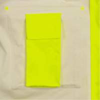 5881 Manteau de pluie ignifuge et protection contre les &eacute;clats d'arc &eacute;lectrique, T-petit, Jaune haute visibilit&eacute;, 10 cal/cm² Pryde Industrial Inc.