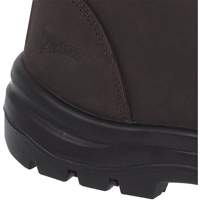 1028 Bottes de travail 8" marron, Cuir, Embout Acier, Taille 10 Pryde Industrial Inc.