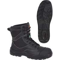 1050 Bottes de s&eacute;curit&eacute; composites noires, Cuir, Taille 14, Imperm&eacute;able Pryde Industrial Inc.