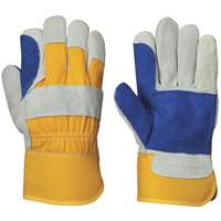 545 Gants d'ajusteur, Taille unique, Paume en Cuir de vache refendu Pryde Industrial Inc.