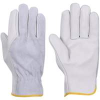 535G Gants de chauffeur beige, Petit, Paume en Cuir fleur de vache Pryde Industrial Inc.