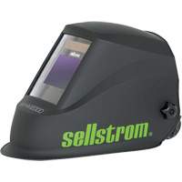 WHM2000 Advantage Plus Series ADF Welding Helmet, 3.94" L x 2.36" W View Area, Black/Green Pryde Industrial Inc.