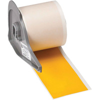 All-Weather Permanent Adhesive Label Tape, Vinyl, Yellow, 2" Width Pryde Industrial Inc.