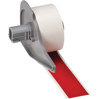 All-Weather Permanent Adhesive Label Tape, Vinyl, Red, 1" Width Pryde Industrial Inc.