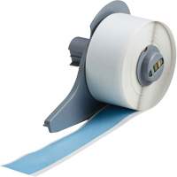 All-Weather Permanent Adhesive Label Tape, Vinyl, Blue, 1" Width Pryde Industrial Inc.