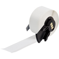 Multi-Purpose Label Tape, Vinyl, White, 1" Width Pryde Industrial Inc.