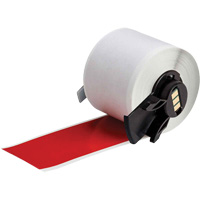 Multi-Purpose Label Tape, Vinyl, Red, 1.9" Width Pryde Industrial Inc.