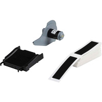 Raised Panel Labels, Polyester, 1" L x 4" H, Black Pryde Industrial Inc.