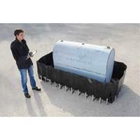 Ultra-275 Containment Sump&reg; Flexible Fuel Tank Container without Drain, 102" L x 48" W, 400 US gal. Capacity Pryde Industrial Inc.
