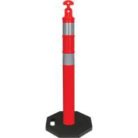 High-Visibility Delineator Post Kit, 42" H, Orange Pryde Industrial Inc.