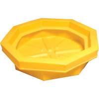 Ultra-Drum Tray sans grille, 32" lo x 32" la x 8,1" h, Cap. de d&eacute;versement 22,8 gal. US Pryde Industrial Inc.