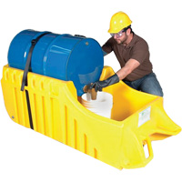 Chariot pour baril, 26,5'' lo x 26,5'' la x 5'' h, Cap. de d&eacute;versement 800 gal. US Pryde Industrial Inc.