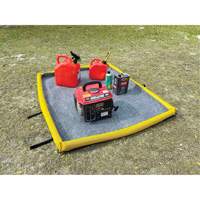 Small Ultra-Filter Pad, 0.8 US gal. Capacity, 2.5' W x 2' L x 3" H, Foam Wall Pryde Industrial Inc.