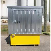 Couvercle rigide en acier Ultra-IBC, 71,1" lo x 83,1" la x 66,3" h, Capacit&eacute; de charge 5640 lb Pryde Industrial Inc.