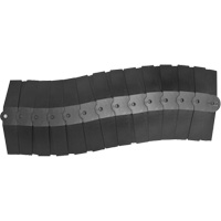 Medium Ultra-Sidewinder Cable Protection System&reg; with Endcaps, 33" x 9.8" x 1.4", 260 lbs. (0.13 tons) Pryde Industrial Inc.