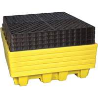 4-Drum Nestable Ultra-Spill Pallet&reg;, 66 US gal. Spill Capacity, 51" x 51" x 10" Pryde Industrial Inc.
