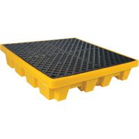 4-Drum Nestable Ultra-Spill Pallet&reg;, 66 US gal. Spill Capacity, 51" x 51" x 10" Pryde Industrial Inc.