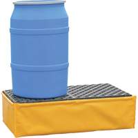 2-Drum Flexible Ultra-Spill Pallet&reg;, 66 US gal. Spill Capacity, 48" x 24" x 14" Pryde Industrial Inc.