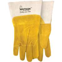Ram Tough Welding Gloves, Goat Grain/Split Cowhide, Size Medium Pryde Industrial Inc.