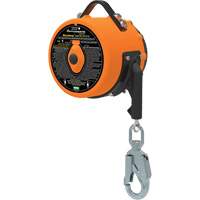 Latchways Sealed Self-Retracting Lanyard, 85', 1 Leg, Stainless Steel Cable, Snap Hook Harness Connector Pryde Industrial Inc.