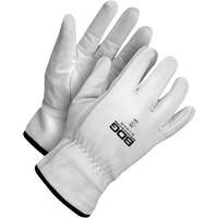 Puncture-Resistant Driver Gloves, Small, Grain Goatskin Palm Pryde Industrial Inc.